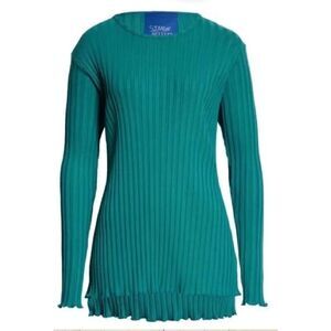 Simon Miller Oz Long Sleeve Ribbed Knit T NWT Size X-Large
